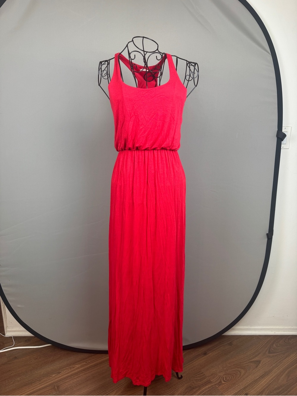 Tobi Fuchsia Racerback Maxi Dress
